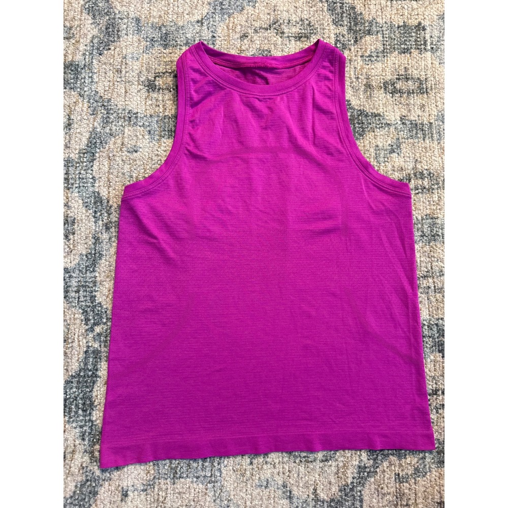 Lululemon Swiftly Tech High Neck Racerback Tank Top Size 6 Excellent Condition